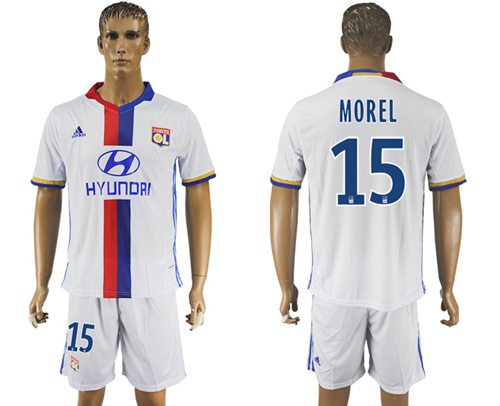 Lyon 15 Morel Home Soccer Club Jersey