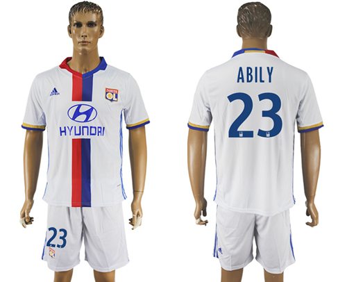 Lyon 23 Abily Home Soccer Club Jersey