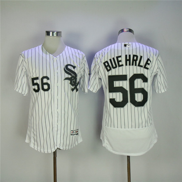 MLB Chicago White Sox 56 Mark Buehrle White Flexbase Baseball Jerseys