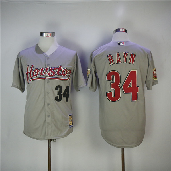 MLB Houston Astros 34 Nolan Ryan Gray 2006 Baseball Jerseys