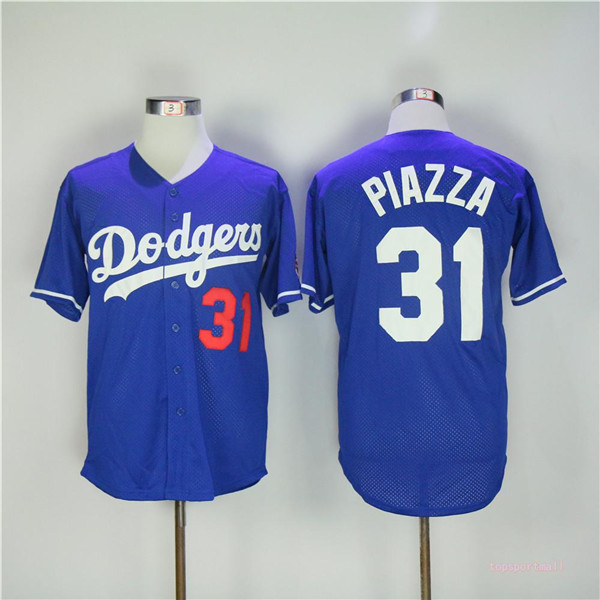 MLB Los Angeles Dodgers 31 Joc Pederson Blue BP Cool Base Baseball Jerseys