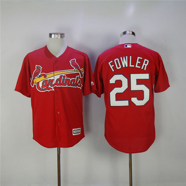 MLB St. Louis Cardinals 25 Dexter Fowler Red Cool Base Baseball Jerseys