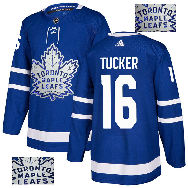Maple Leafs 16 Darcy Tucker Blue  Jersey