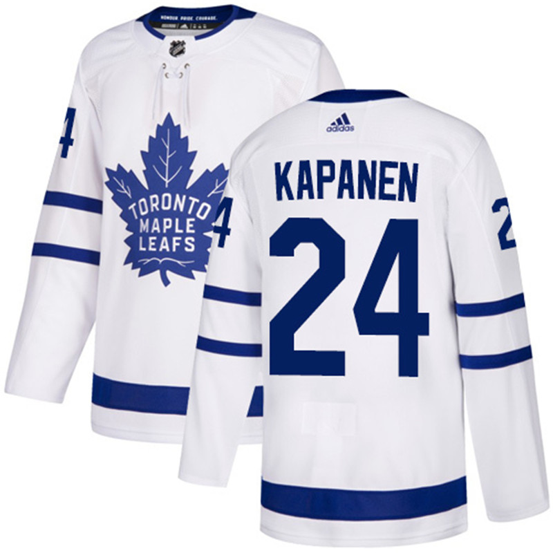 Maple Leafs 24 Kasperi Kapanen White Adidas Jersey