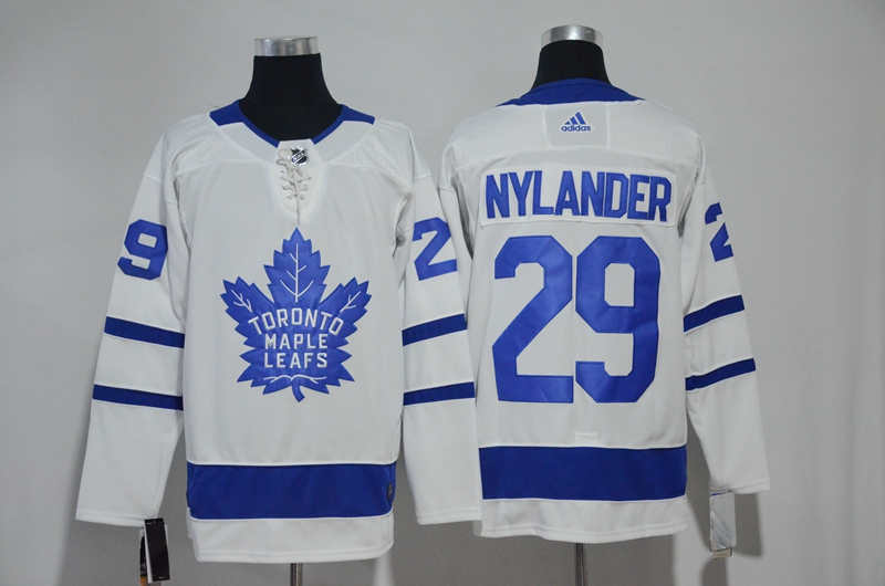 Maple Leafs 29 William Nylander White  Jersey