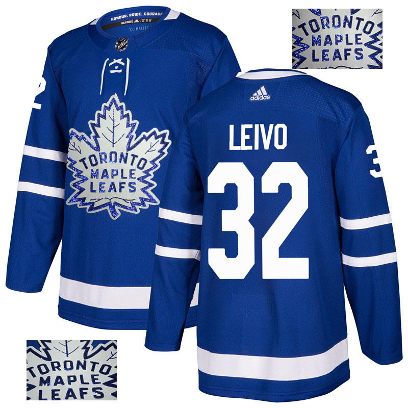 Maple Leafs 32 Josh Leivo Blue  Jersey