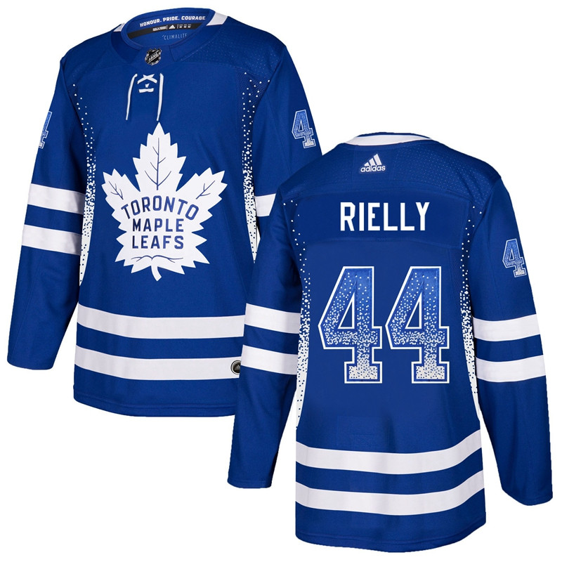 Maple Leafs 44 Morgan Rielly Blue Drift Fashion  Jersey