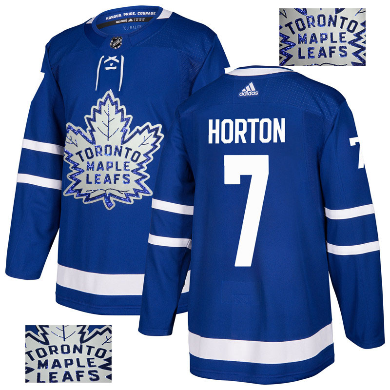 Maple Leafs 7 Nathan Horton Blue  Jersey