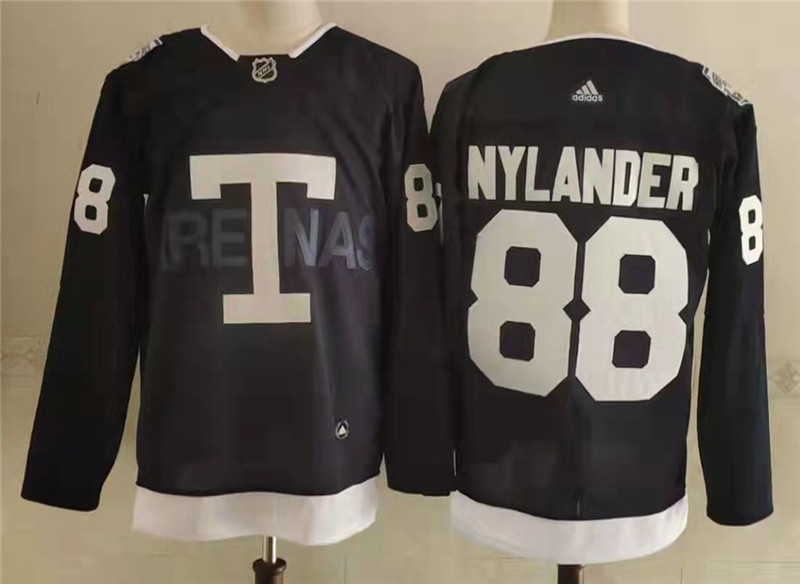 Maple Leafs 88 William Nylander Navy 2022 NHL Heritage Classic Adidas Jersey
