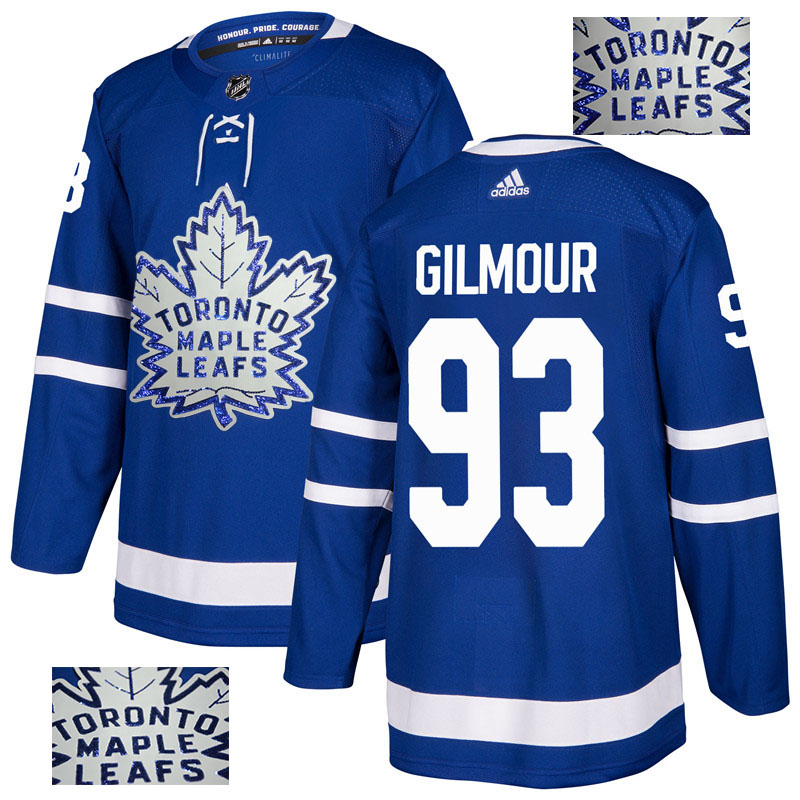 Maple Leafs 93 Doug Gilmour Blue  Jersey
