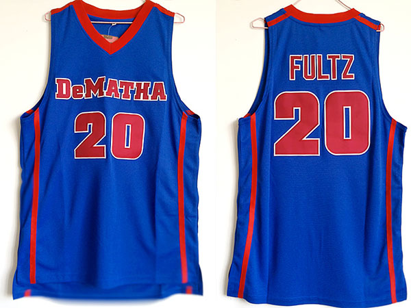 Markelle Fultz #20 DeMatha Catholic High School Stags Blue Basketball Jersey