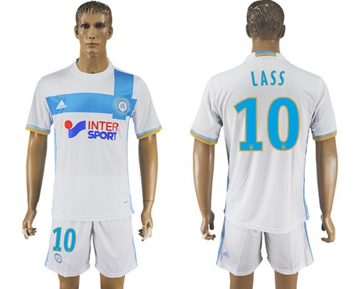 Marseille 10 Lass Home Soccer Club Jersey