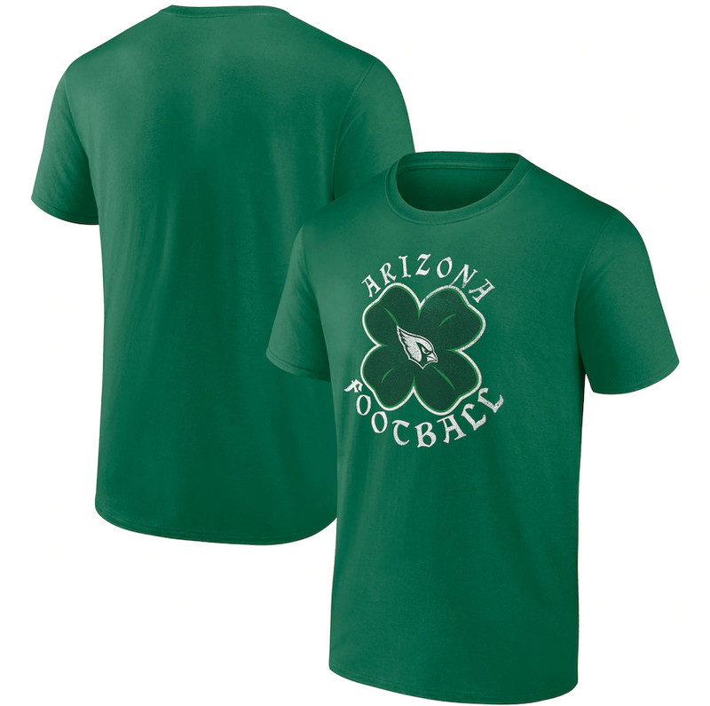 Men's Arizona Cardinals Fanatics Branded Kelly Green St. Patrick's Day Celtic T Shirt