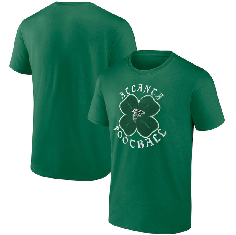 Men's Atlanta Falcons Fanatics Branded Kelly Green St. Patrick's Day Celtic T Shirt