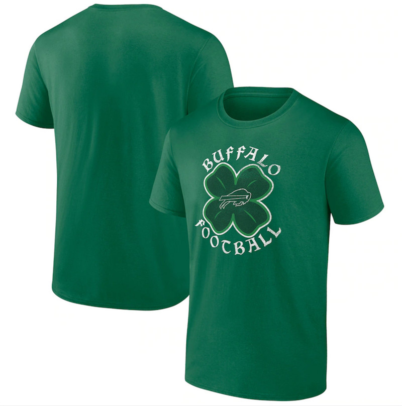 Men's Buffalo Bills Fanatics Branded Kelly Green St. Patrick's Day Celtic T Shirt