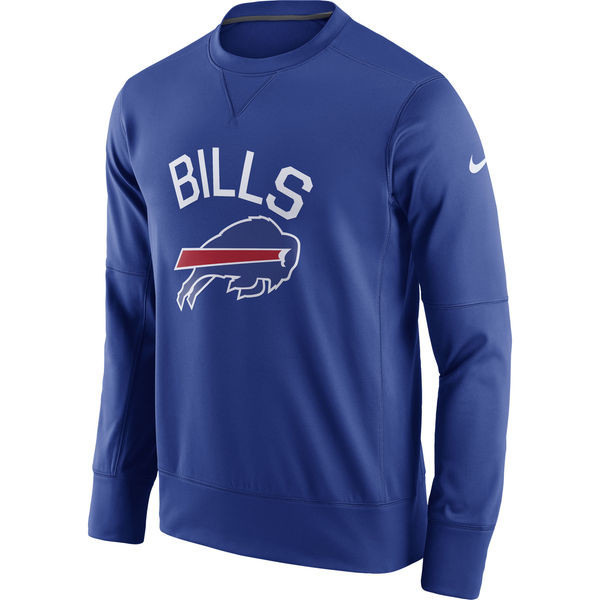 Men's Buffalo Bills  Royal Sideline Circuit Performance Sweatshirt