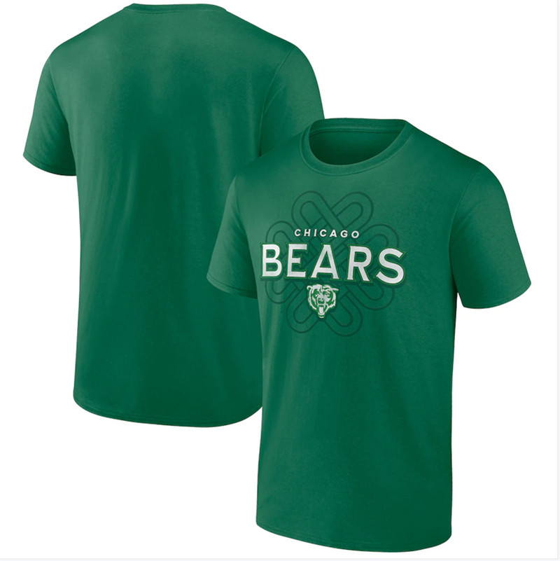 Men's Chicago Bears Fanatics Branded Kelly Green Celtic Knot T Shirt