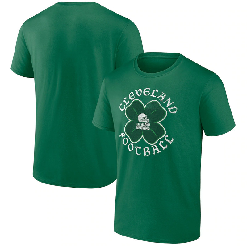 Men's Cleveland Browns Fanatics Branded Green Big & Tall Celtic T Shirt