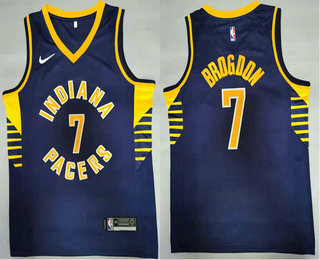 كفرات كورية Men's Indiana Pacers 7 Malcolm Brogdon New Navy Blue 2021 Nike ... كفرات كورية
