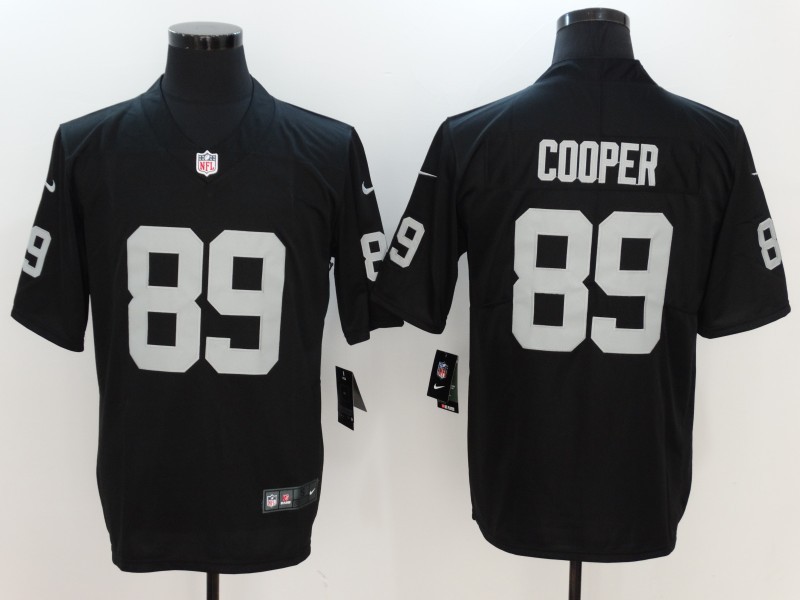 Men's  Oakland Raiders #89 Amari Cooper Black 2017 Vapor Untouchable Limited Stitched Jersey