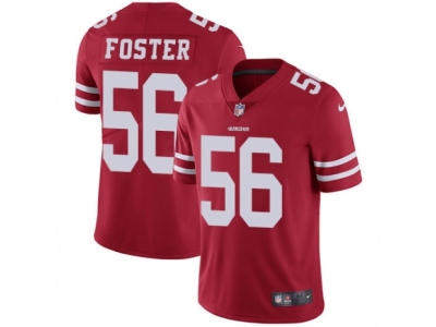 Men's  San Francisco 49ers #56 Reuben Foster Limited Red Team Color NFL Jersey