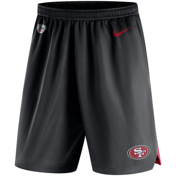 Men's San Francisco 49ers  Black Knit Performance Shorts