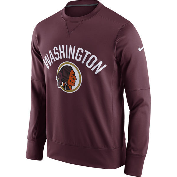Men's Washington Redskins  Burgundy Circuit Alternate Sideline Performance Sweatshirt