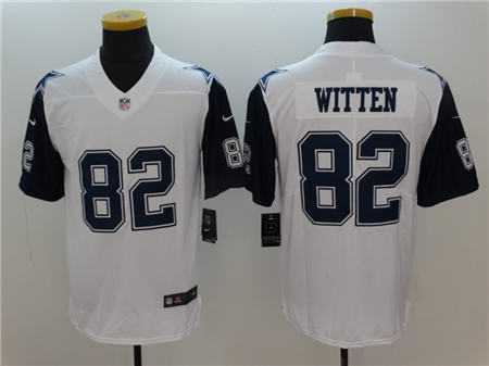 Men Dallas Cowboys 82 Jason Witten White Color Rush Limited Stitched NFL Jersey