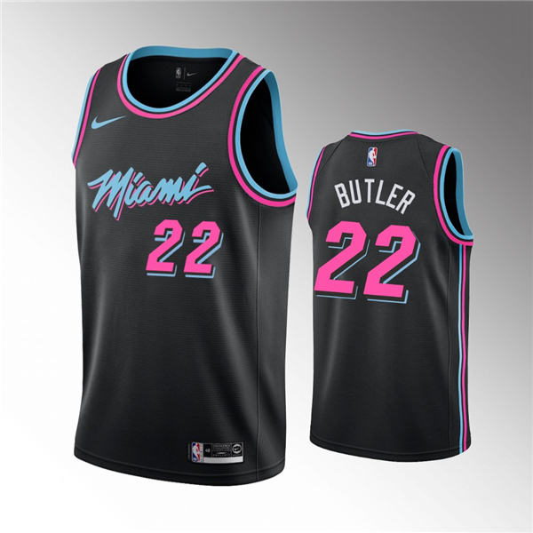 Miami Heat #22 Jimmy Butler 2019 20 City Black Jersey