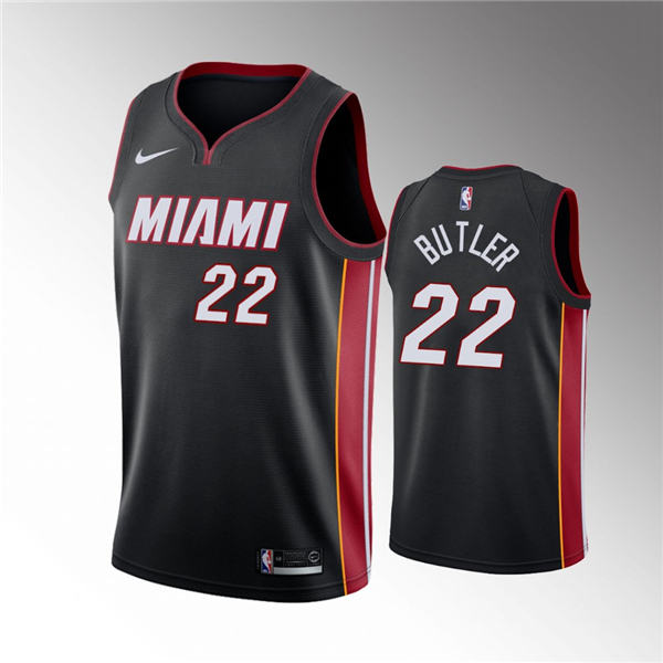 Miami Heat #22 Jimmy Butler 2019 20 Icon Black Jersey