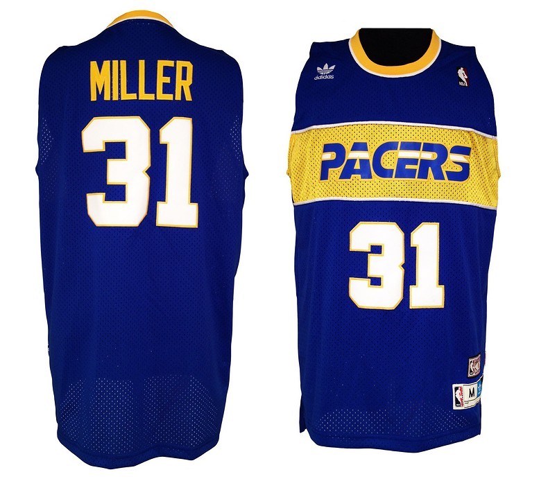 Mitchell and Ness Indiana Pacers 31 Reggie Miller Soul Swingman Jersey