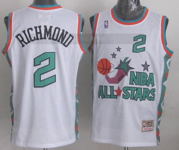 NBA 1996 All Star Game Hardwood Classics Throwback Swingman Sacramento Kings 2 Mitch Richmond Jersey