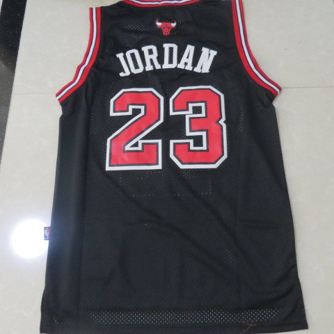 NBA Chicago Bulls 23 Michael Jordan New Revolution 30 Swingman Black White Number Jerseys