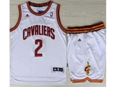 NBA Cleveland Cavaliers #2 Kyrie Irving White(Revolution 30 Swingman)Suits