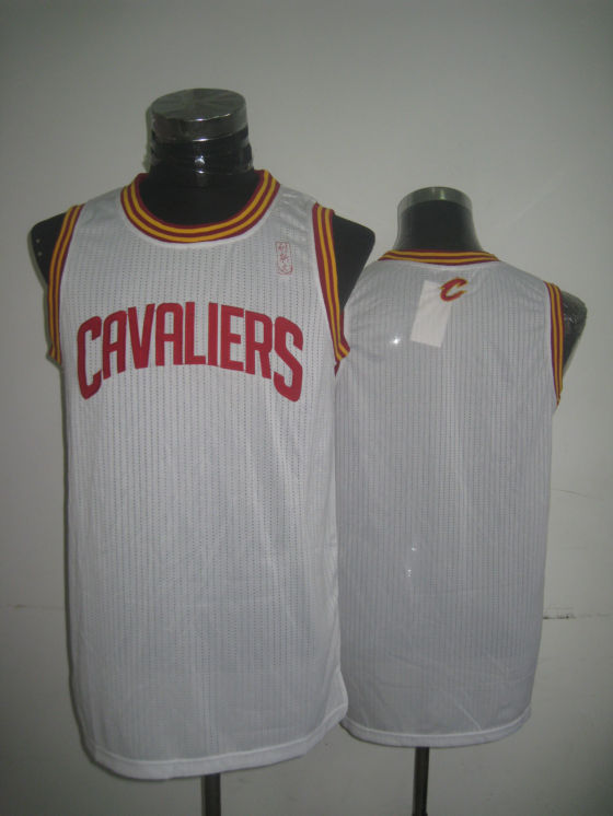 NBA Cleveland Cavaliers Blank Authentic Home White Jersey