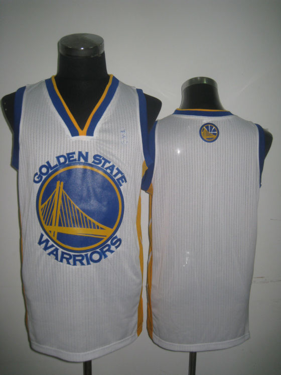 NBA Golden State Warriors Blank Authentic Home White Jersey