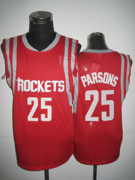 NBA Houston Rockets 25 Chandler Parsons Authentic Red Jersey