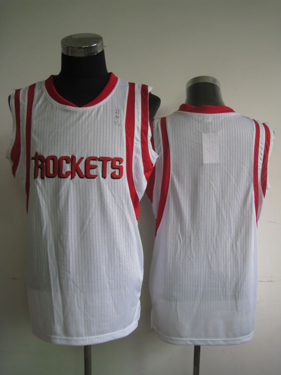 NBA Houston Rockets Blank Authentic White Jersey