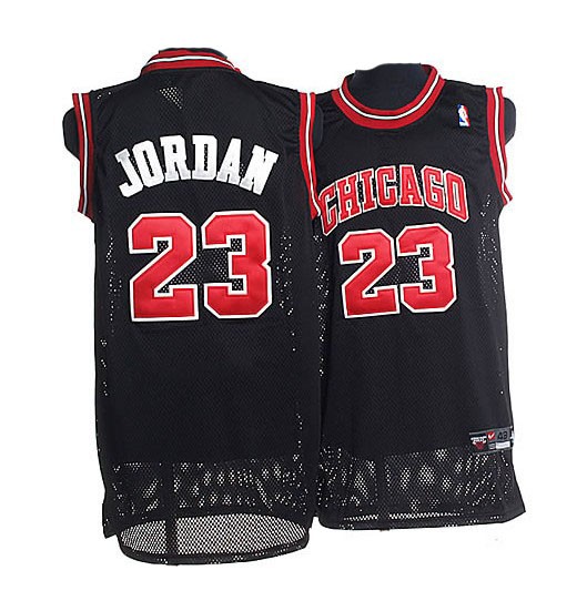 NBA Jordan 23 Black Throwback Jerseys