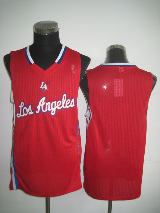 NBA Los Angeles Clippers Blank Authentic Red Jersey
