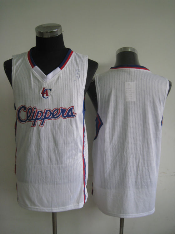 NBA Los Angeles Clippers Blank Authentic White Jersey