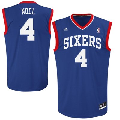 NBA Philadelphia 76ers 4 Nerlens Noel Rookie Blue Jersey