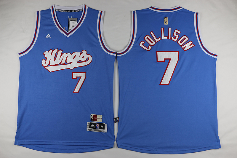 NBA Sacramento Kings Darren Collison Throwback Blue Jersey