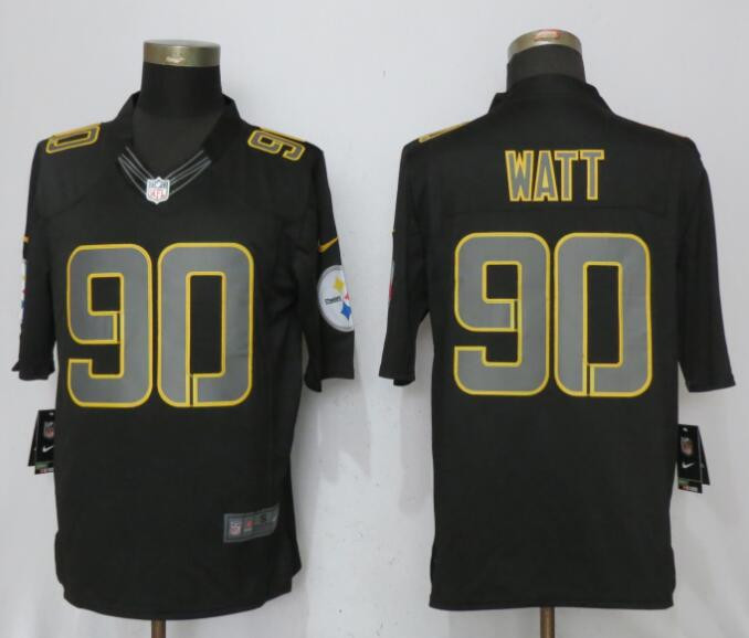 NEW  Pittsburgh Steelers 90 Watt Impact Limited Black Jersey
