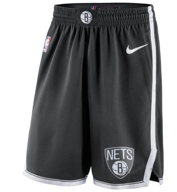 Nets Black Nike Swingman Shorts