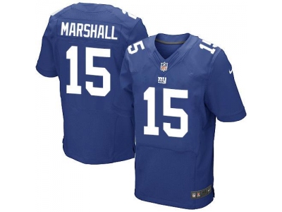 New York Giants 15 Brandon Marshall Royal Blue Team Color Men Stitched NFL Elite Jersey