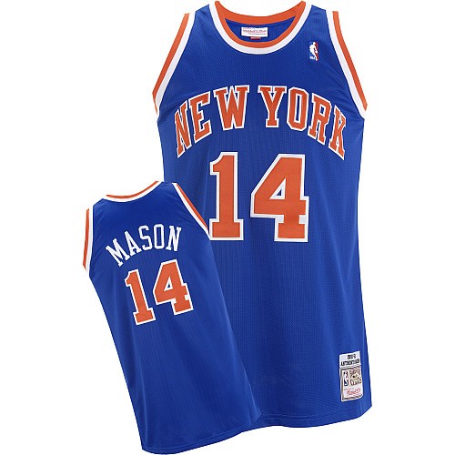 New York Knicks 13 Mark Jackson Throwback NBA Jerseys