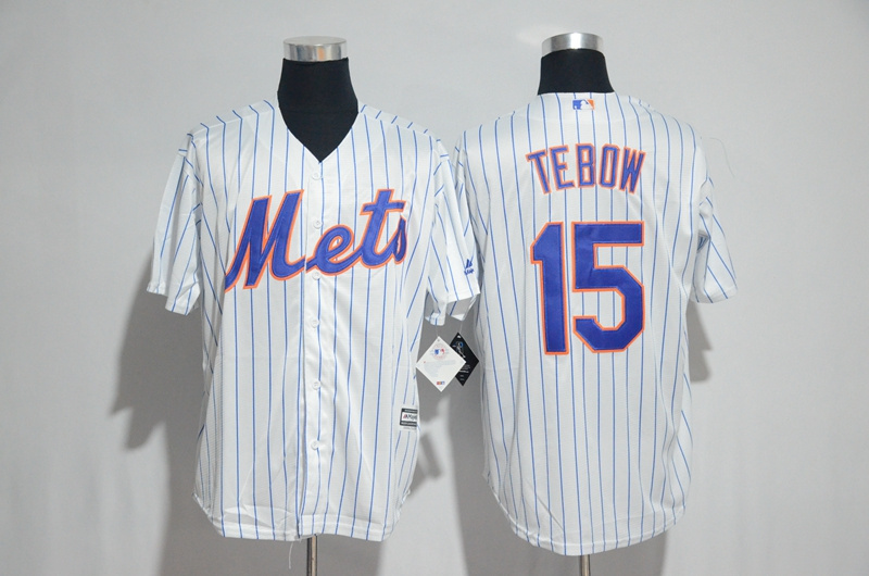 New York Mets Mens Jerseys 15 Tim Tebow Baseball Jersey