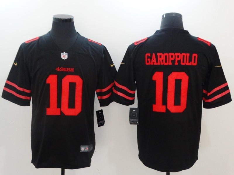  49ers 10 Jimmy Garoppolo Black Vapor Untouchable Player Limited Jersey