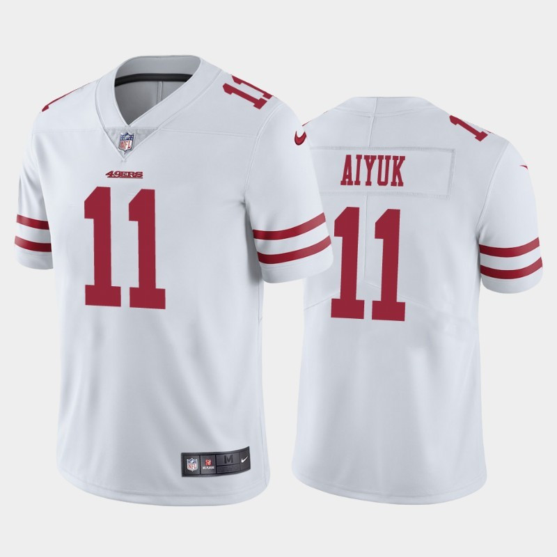 Nike 49ers 11 Brandon Aiyuk White 2020 NFL Draft First Round Pick Vapor Untouchable Limited Jersey